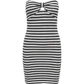 ONLY Robe d’été 'ONLLive' noir / blanc