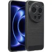 IMoshion Coque Brushed pour Xiaomi 17 Ultra - Noir