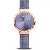 Bering Montre pour femme 14531-968 violette Fashion Klassik