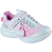 SKECHERS Power Jams 2.0 302199L-AQMT, Baskets, pour filles, Bleu