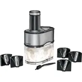 Rommelsbacher Coupe-légumes en spirale 100 W, bac collecteur 2,5 l, 5 lames interchangeables noir-ed EGS 80 GNUDEL