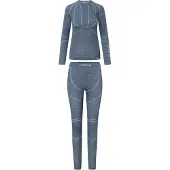 Viking Lana Pro Merino Base Layer Set Gris L Femme