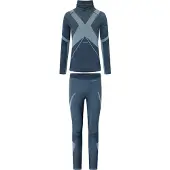 Viking Fusion Long Sleeve Base Layer Set Bleu S Homme