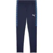 Puma Pantalon de sport 'TeamLiga26' bleu marine / bleu roi / bleu foncé / blanc