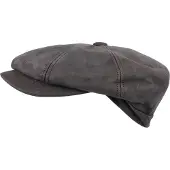 Horka Casquette en cuir nappa marron, taille 55 255010-0005