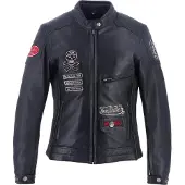 Helstons X Helstons Pretty Blouson de cuir pour femme, noir, XL
