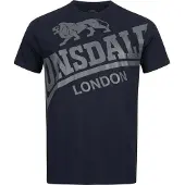 Lonsdale T-Shirt 'Watton' marine / gris