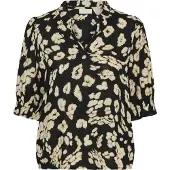 Kaffe Chemisier 'KAElly' beige / beige clair / noir