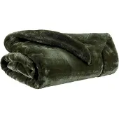 Vivaraise Couverture Tender vert fougère - 150 x 200 cm