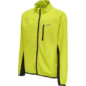Newline Veste de sport jaune fluo / gris / noir