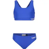 Hummel Maillot de bain de sport 'JR Solid' bleu outremer / blanc