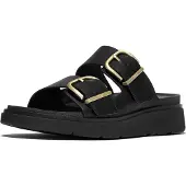 FitFlop FitFlop Gen-FF Sandales à boucle et deux lanières en cuir NOIR 37