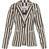 Ichi Blazer 'KATE ' beige / brun foncé