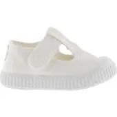 Victoria Ballerines enfant SANDALIA LONA TINTADA filles - Blanc - 18