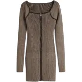 Desigual Robe 'REPRIS_VEST_KIRKWALL 26SWVFX2' marron