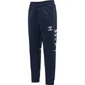 Hummel Pantalon de sport bleu foncé / blanc