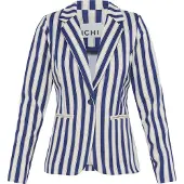 Ichi Blazer 'IHKATE' bleu nuit / blanc