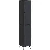 vidaXL , ensemble de deux armoires, matériau de bois