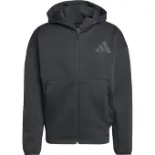 Adidas Veste de survêtement 'Z.N.E.' gris foncé / noir