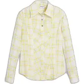 Desigual Chemisier bleu / jaune / blanc