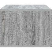vidaXL Meuble TV mural 78,5 x 31 cm Gris Sonoma