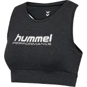 Hummel Haut de sport 'Pulse' noir chiné / blanc