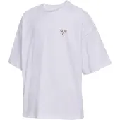 Hummel T-Shirt 'Silly' beige foncé / bleu / blanc