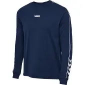 Hummel Pulse Piping Long Sleeve T-shirt Bleu S Homme