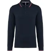 Kariban Polo piqué à manches longues pour hommes