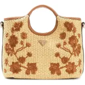 GUESS pour femme. HWWF9743760 Mini sac à main Kirsten beige (OSFA), Casuel, Polypropylène