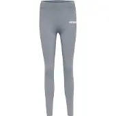 Hummel Pantalon de sport gris chiné / blanc