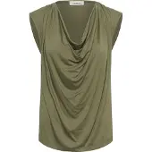 Soaked in luxury Chemisier 'Hanadi' olive