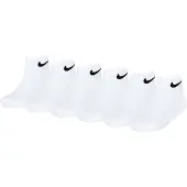 Nike Kids Unisexe - Chaussettes, Blanc - Taille 23.5 - 27 - Poly Jersey