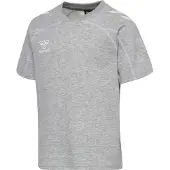 Hummel T-Shirt fonctionnel gris / blanc