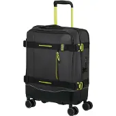 American Tourister trolley Urban Track Spinner TSA Coated Black / Lime noir 55cm