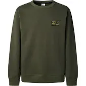 Pepe Jeans pour homme. PM5800139 Sweatshirt Soren vert olive (S), Casuel, Coton