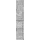vidaXL Ensemble de meubles , 2 pièces, gris béton, aggloméré