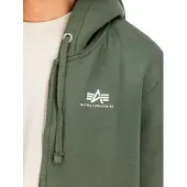 Alpha industries Veste de survêtement olive / blanc