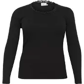 KAFFE CURVE T-shirt 'KCBritt' noir