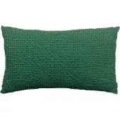 Vivaraise Coussin Stonewashed Maia Epicea 30 X 50 Cm Vivaraise