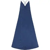 Lee 112378515 Sleeveless Long Dress Bleu L Femme