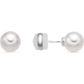 Luxenter Boucles d'oreilles 'Wasai' blanc perle
