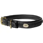 Dyon Plaited Dog Collar Noir L