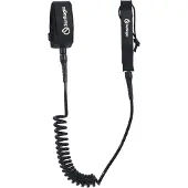 Surflogic Foil Coil Ankle 6' Surfleash Noir 7mm Noir 7mm