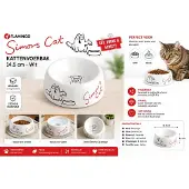 Flamingo Simons Cat Mangeoire Blanc 14.5 Cm