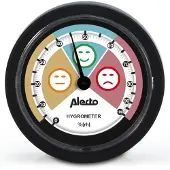 Alecto Hygromètre analogique Noir -