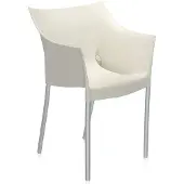 Kartell Dr. No Fauteuil - Set de 2 Wax White