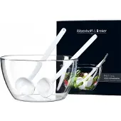 Ritzenhoff & Breker Set de coupes LISA 3 pièces en verre transparent