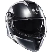 AGV Streetmodular Resia casque pliable, gris mat/rouge, XL (61/62)