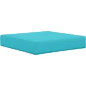 vidaXL Coussin de canapé d'extérieur 3 pcs Turquoise Polyester